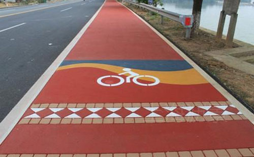 庆城彩色路面解决方案：环氧地坪的新趋势